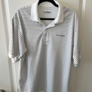 White Columbia PFG polo